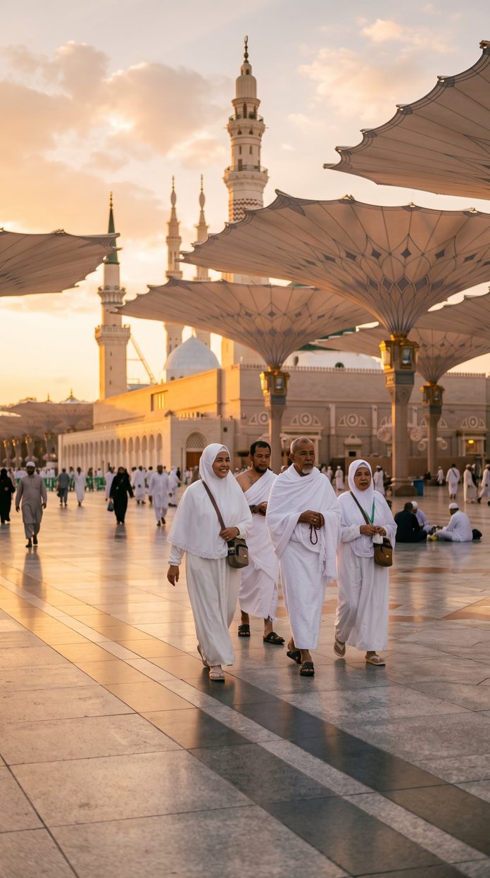 Cuplikan reel Cerita jamaah di Madinah